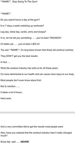 Stop Going To The Gym!